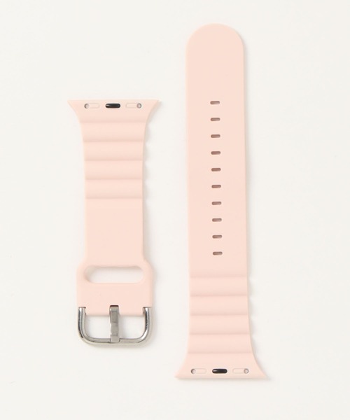 zandy(ズィーアンドワイ)の「zandy ズィーアンドワイ Apple Watch【日のスポーツ】 アップルウォッチバンド ラバーベルト スポーツバンド シルバーバックル /// rubber2(デジタル腕時計・メンズ・ワインレッド/ネイビー/イエロー/ブラック/ピンク/ホワイト/レッド/カーキ/ライトグレー・M/S)」の17枚目の写真