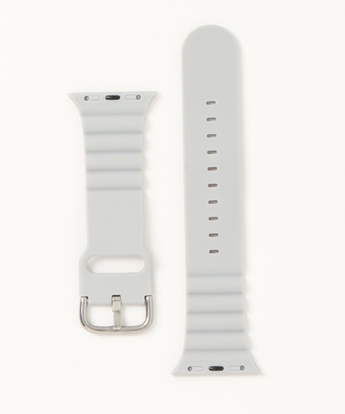 zandy(ズィーアンドワイ)の「zandy ズィーアンドワイ Apple Watch【日のスポーツ】 アップルウォッチバンド ラバーベルト スポーツバンド シルバーバックル /// rubber2(デジタル腕時計・メンズ・ワインレッド/ネイビー/イエロー/ブラック/ピンク/ホワイト/レッド/カーキ/ライトグレー・M/S)」の15枚目の写真