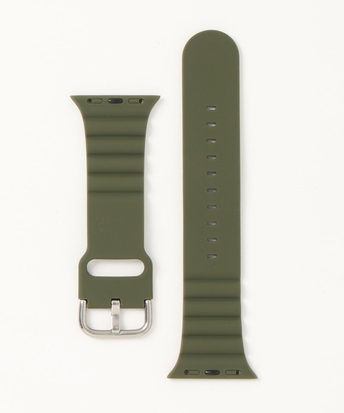 zandy(ズィーアンドワイ)の「zandy ズィーアンドワイ Apple Watch【日のスポーツ】 アップルウォッチバンド ラバーベルト スポーツバンド シルバーバックル /// rubber2(デジタル腕時計・メンズ・ワインレッド/ネイビー/イエロー/ブラック/ピンク/ホワイト/レッド/カーキ/ライトグレー・M/S)」の13枚目の写真