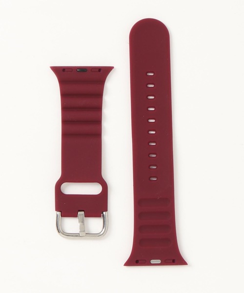 zandy(ズィーアンドワイ)の「zandy ズィーアンドワイ Apple Watch【日のスポーツ】 アップルウォッチバンド ラバーベルト スポーツバンド シルバーバックル /// rubber2(デジタル腕時計・メンズ・ワインレッド/ネイビー/イエロー/ブラック/ピンク/ホワイト/レッド/カーキ/ライトグレー・M/S)」の12枚目の写真