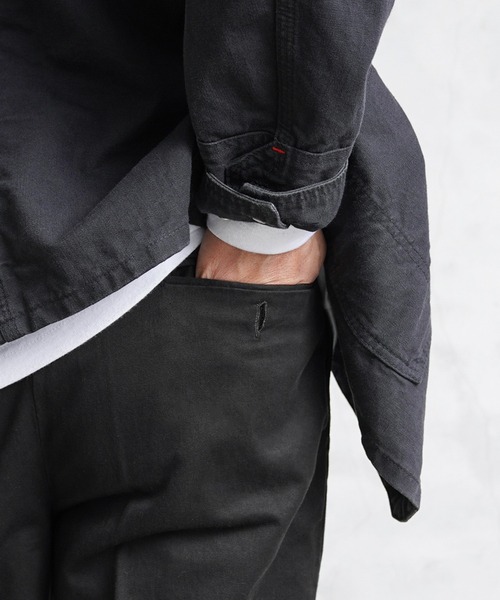 MILITARY（ミリタリー）の「実物 新品 デッドストック イタリア軍 コットン ユーティリティ パンツ（その他パンツ・メンズ・ブラック・50/52）」の10枚目の写真