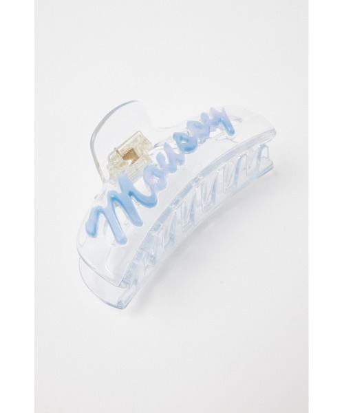 MOUSSY（マウジー）の「LETTERED HAIR CLAW（バレッタ/ヘアクリップ・レディース・クリア/ライトグリーン・FREE）」の4枚目の写真