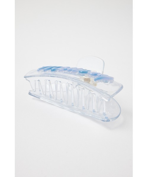 MOUSSY（マウジー）の「LETTERED HAIR CLAW（バレッタ/ヘアクリップ・レディース・クリア/ライトグリーン・FREE）」の8枚目の写真