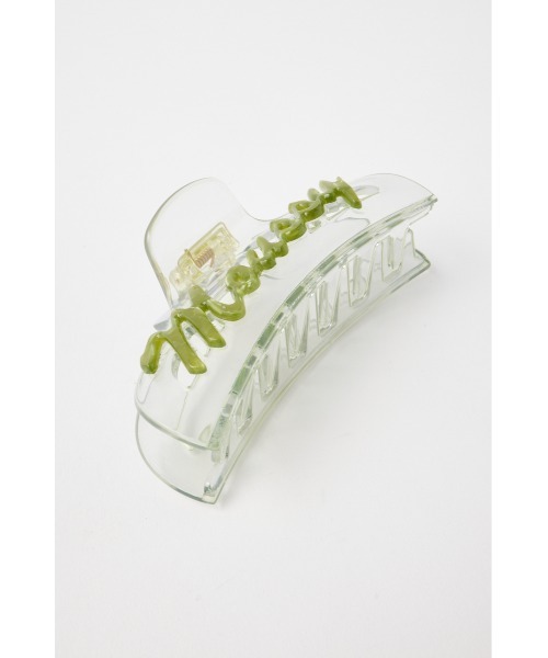 MOUSSY（マウジー）の「LETTERED HAIR CLAW（バレッタ/ヘアクリップ・レディース・クリア/ライトグリーン・FREE）」の13枚目の写真