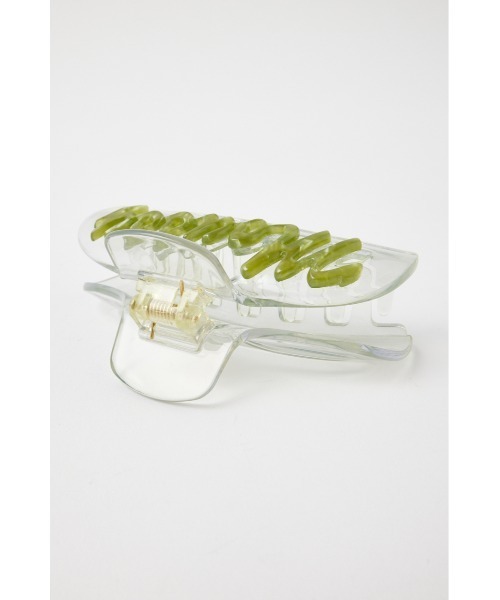 MOUSSY（マウジー）の「LETTERED HAIR CLAW（バレッタ/ヘアクリップ・レディース・クリア/ライトグリーン・FREE）」の16枚目の写真