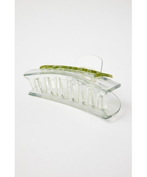 MOUSSY（マウジー）の「LETTERED HAIR CLAW（バレッタ/ヘアクリップ・レディース・クリア/ライトグリーン・FREE）」の17枚目の写真