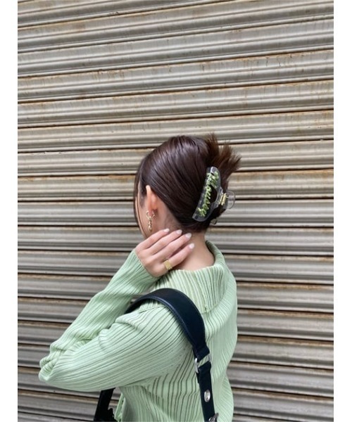 MOUSSY（マウジー）の「LETTERED HAIR CLAW（バレッタ/ヘアクリップ・レディース・クリア/ライトグリーン・FREE）」の18枚目の写真