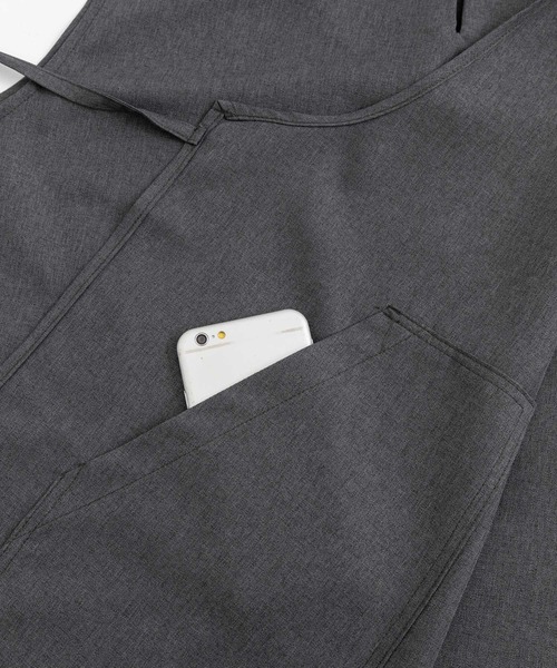 Audience(オーディエンス)の「日本製 接触冷感 リネンライク キーネックプルオーバーミリタリーベスト AUD7179(ベスト・メンズ・ブラック/チャコール・L/M)」の15枚目の写真