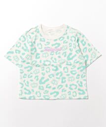 BABYDOLL（ベビードール）の「カラフル ヒョウ柄 肩出し Tシャツ 8078K（Tシャツ/カットソー・キッズ）」