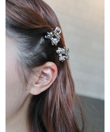 jumelle | リボンアルミクリップ(バレッタ/ヘアクリップ)