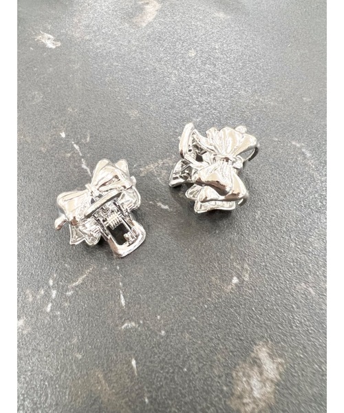 jumelle（ジュメロ）の「リボンアルミクリップ（バレッタ/ヘアクリップ・レディース・シルバー・FREE）」の6枚目の写真