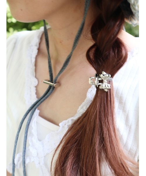 jumelle（ジュメロ）の「リボンアルミクリップ（バレッタ/ヘアクリップ・レディース・シルバー・FREE）」の14枚目の写真