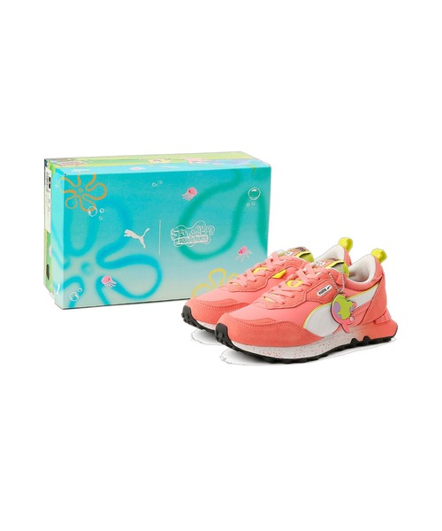 PUMA(プーマ)の「PUMA プーマ キッズ PUMA x スポンジ・ボブ ライダー FV スニーカー 22-25cm(スニーカー・キッズ・ピンク・22.0cm/24.5cm/25.0cm/23.0cm/24.0cm/22.5cm/23.5cm)」の8枚目の写真