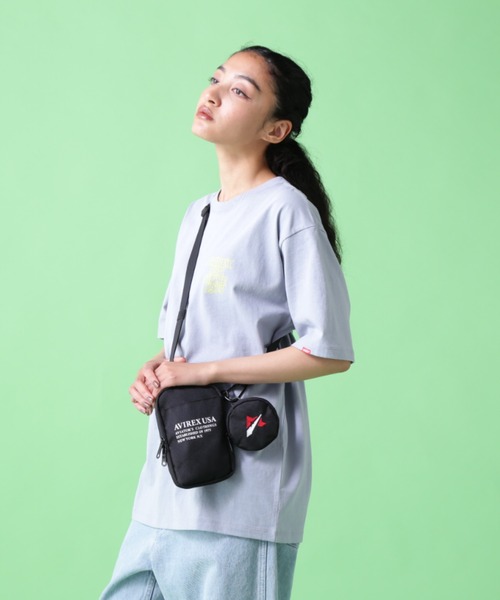 AVIREX（アヴィレックス）の「NACK HOLDER / ネック ホルダー / AVIREX / アヴィレックス（ショルダーバッグ・レディース・ブルー/グリーン/ブラック・F）」の4枚目の写真