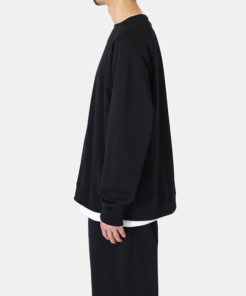 GOLD（ゴールド）の「東洋エンタープライズ GOLD / ゴールド：SUPIMA FINE GAUGE SWEAT RAGLAN CREW NECK：23A-GL69099[MUS]（スウェット・メンズ・オフホワイト/ネイビー・M/L）」の8枚目の写真