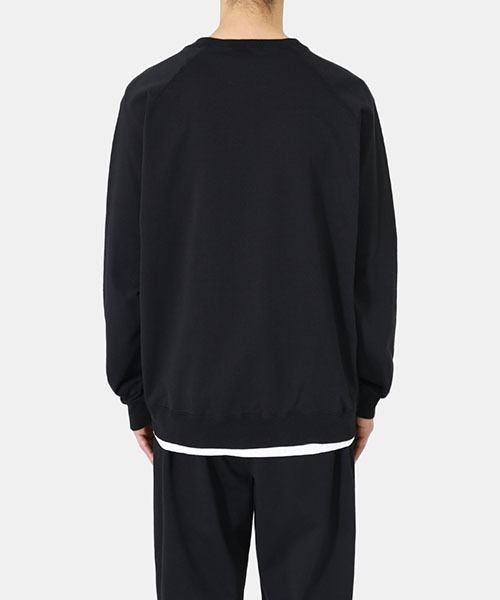 GOLD（ゴールド）の「東洋エンタープライズ GOLD / ゴールド：SUPIMA FINE GAUGE SWEAT RAGLAN CREW NECK：23A-GL69099[MUS]（スウェット・メンズ・オフホワイト/ネイビー・M/L）」の9枚目の写真