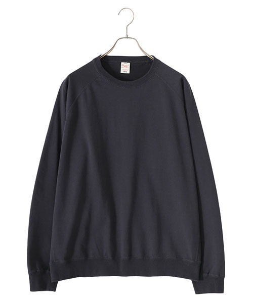GOLD（ゴールド）の「東洋エンタープライズ GOLD / ゴールド：SUPIMA FINE GAUGE SWEAT RAGLAN CREW NECK：23A-GL69099[MUS]（スウェット・メンズ・オフホワイト/ネイビー・M/L）」の11枚目の写真