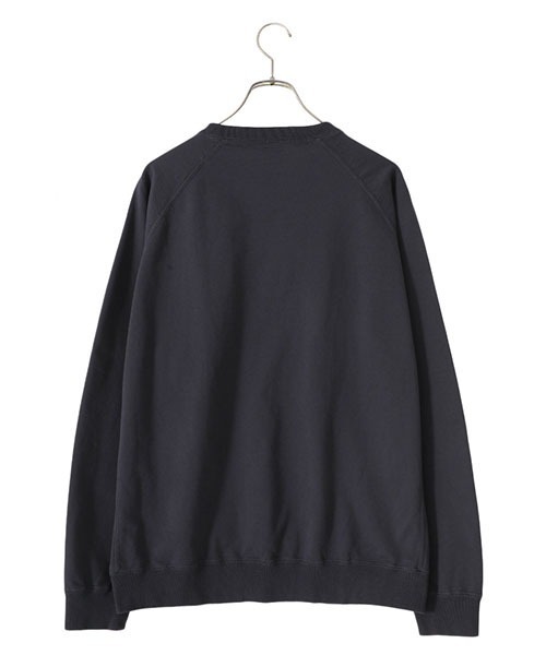 GOLD（ゴールド）の「東洋エンタープライズ GOLD / ゴールド：SUPIMA FINE GAUGE SWEAT RAGLAN CREW NECK：23A-GL69099[MUS]（スウェット・メンズ・オフホワイト/ネイビー・M/L）」の12枚目の写真