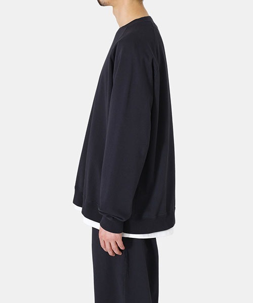 GOLD（ゴールド）の「東洋エンタープライズ GOLD / ゴールド：SUPIMA FINE GAUGE SWEAT RAGLAN CREW NECK：23A-GL69099[MUS]（スウェット・メンズ・オフホワイト/ネイビー・M/L）」の16枚目の写真