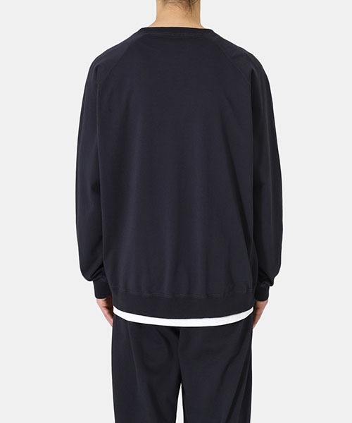 GOLD（ゴールド）の「東洋エンタープライズ GOLD / ゴールド：SUPIMA FINE GAUGE SWEAT RAGLAN CREW NECK：23A-GL69099[MUS]（スウェット・メンズ・オフホワイト/ネイビー・M/L）」の17枚目の写真