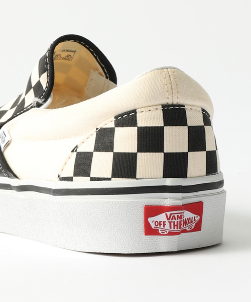 VANS（バンズ）の「VANS / ヴァンズ Classic Slip-On VN000EYEBKA/BWW（スリッポン・メンズ・ブラック/ホワイト・26cm/26.5cm/27cm/27.5cm/28cm）」の6枚目の写真