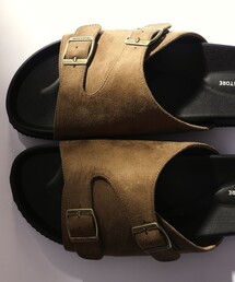 FREAK'S STORE | 【限定展開】コンフォータブル ダブルモンク スライドサンダル/レオパード(サンダル)