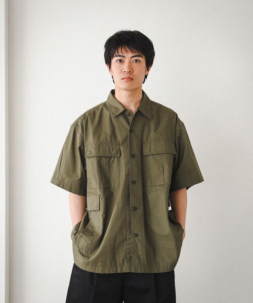 SALE 新品未使用　BEAMS BOY ミリタリーシャツジャケット BEAMS BOY - ☆日本製 BEAMS BOY 刺繍 ミリタリー シャツの通販