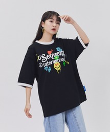 発泡プリントリンガーTシャツ