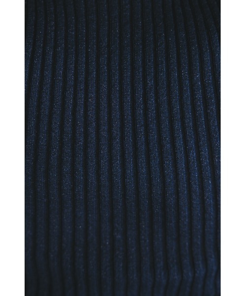 STYLEMIXER（スタイルミキサー）の「グロスシアーフスリーブニット（ニット/セーター・レディース・アイボリー/ライトブラウン/ネイビー/ブラック・FREE）」の6枚目の写真