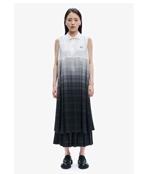 新品　FRED PERRY/フレッドペリー Sleeveless Dress FRED PERRY（フレッドペリー）の「Sleeveless Shirt Dress