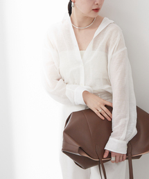 journal standard L'essage | シアーリネンシャツ(シャツ/ブラウス)