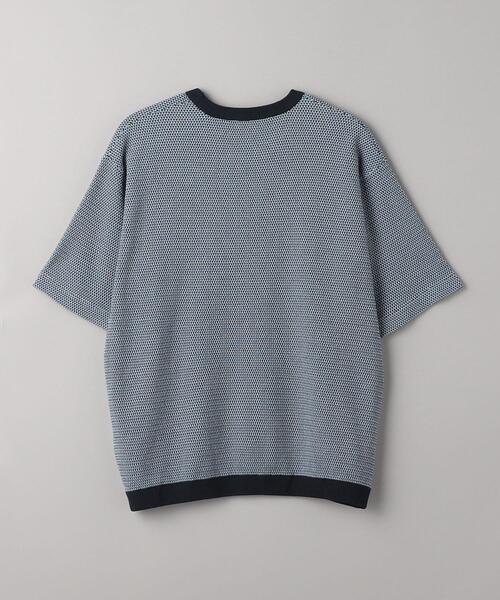 BEAUTY&YOUTH UNITED ARROWS(ビューティーアンドユースユナイテッドアローズ)の「ハイゲージ ドロップ パターン クルーネック ニット(ニット/セーター・メンズ・ベージュ/ネイビー/ナチュラル・S/M/XL/L)」の15枚目の写真