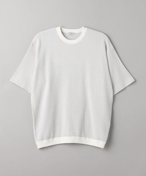 BEAUTY&YOUTH UNITED ARROWS(ビューティーアンドユースユナイテッドアローズ)の「ハイゲージ ドロップ パターン クルーネック ニット(ニット/セーター・メンズ・ベージュ/ネイビー/ナチュラル・S/M/XL/L)」の19枚目の写真