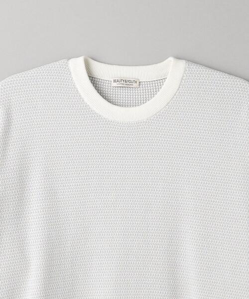 BEAUTY&YOUTH UNITED ARROWS(ビューティーアンドユースユナイテッドアローズ)の「ハイゲージ ドロップ パターン クルーネック ニット(ニット/セーター・メンズ・ベージュ/ネイビー/ナチュラル・S/M/XL/L)」の21枚目の写真