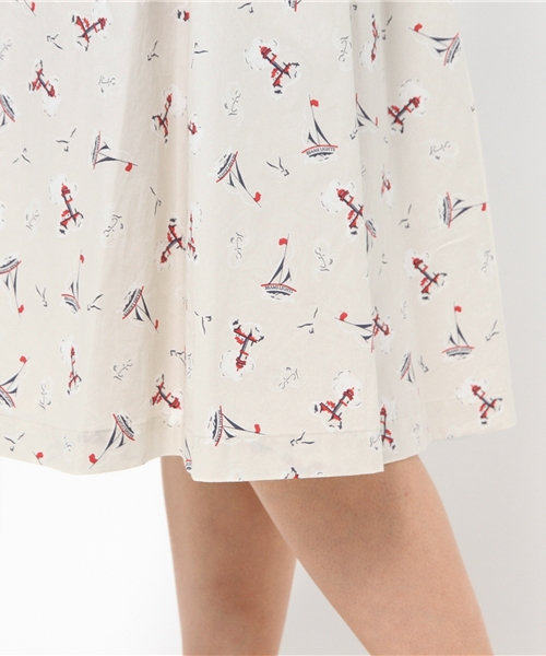 BEAMS LIGHTS Women's（ビームスライツ ウィメンズ）の「BEAMS LIGHTS / マリン柄 ギャザースカート（スカート・レディース・オフホワイト/ネイビー・36/38）」の11枚目の写真