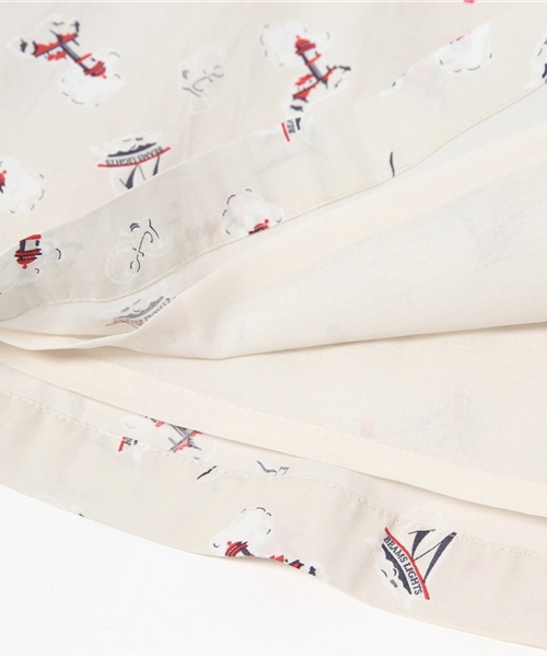 BEAMS LIGHTS Women's（ビームスライツ ウィメンズ）の「BEAMS LIGHTS / マリン柄 ギャザースカート（スカート・レディース・オフホワイト/ネイビー・36/38）」の13枚目の写真