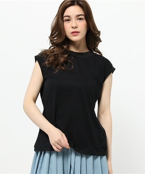 mystic(ミスティック)の「ノースリーブP/O(Tシャツ/カットソー・レディース・オフホワイト/ホワイト系その他/ブラック/グレー/ブラック系その他・フリ-)」の4枚目の写真