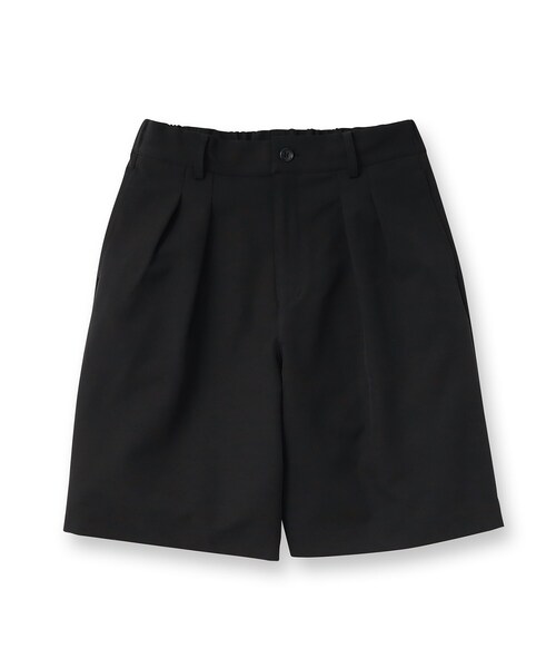 tk.TAKEO KIKUCHI（ティーケータケオキクチ）の「◆ヴィールマテリアルショートパンツ（その他パンツ・メンズ・ブラック/ダークグリーン・03/02）」の3枚目の写真