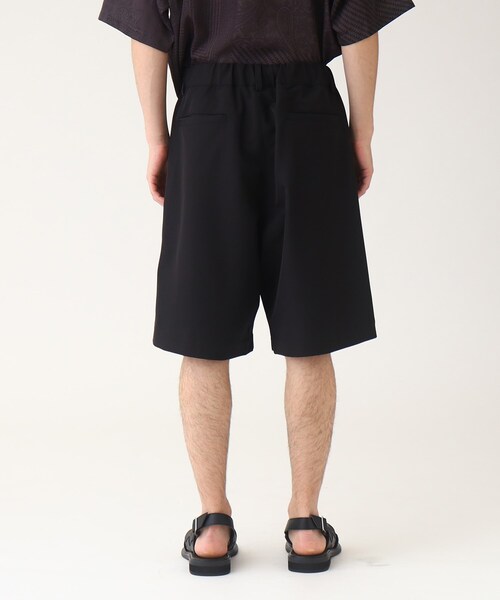 tk.TAKEO KIKUCHI（ティーケータケオキクチ）の「◆ヴィールマテリアルショートパンツ（その他パンツ・メンズ・ブラック/ダークグリーン・03/02）」の6枚目の写真