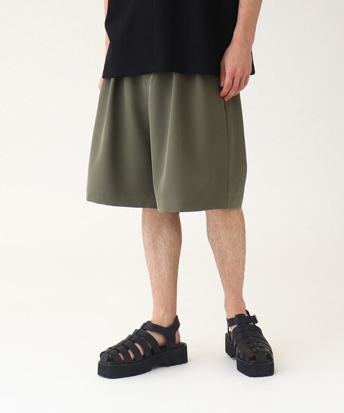 tk.TAKEO KIKUCHI（ティーケータケオキクチ）の「◆ヴィールマテリアルショートパンツ（その他パンツ・メンズ・ブラック/ダークグリーン・03/02）」の11枚目の写真
