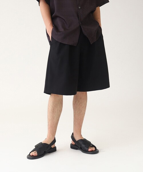 tk.TAKEO KIKUCHI（ティーケータケオキクチ）の「◆ヴィールマテリアルショートパンツ（その他パンツ・メンズ・ブラック/ダークグリーン・03/02）」の16枚目の写真