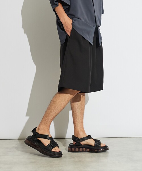 tk.TAKEO KIKUCHI（ティーケータケオキクチ）の「◆ヴィールマテリアルショートパンツ（その他パンツ・メンズ・ブラック/ダークグリーン・03/02）」の22枚目の写真