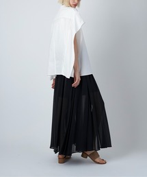 なつこ様CLANE シアースリットスカート　サイズ1 CLANE - シアー スリット スカート - SHEER SLIT SKIRT - BEIGE