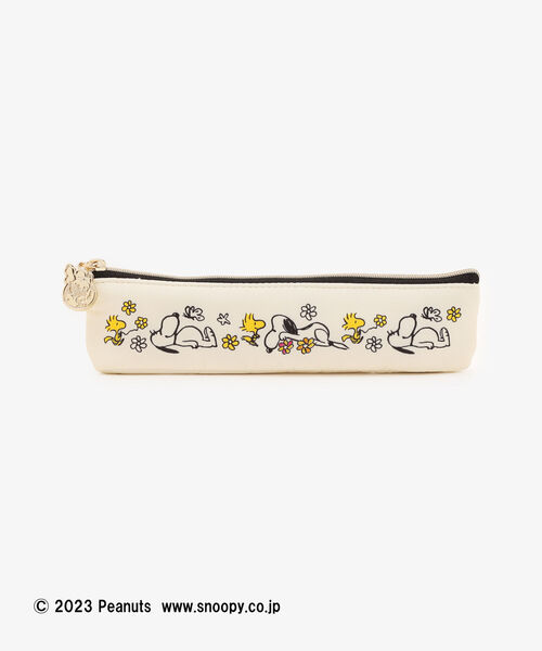 スヌーピー アフタヌーンティーコラボ ペンケース ダウン ピーナッツ