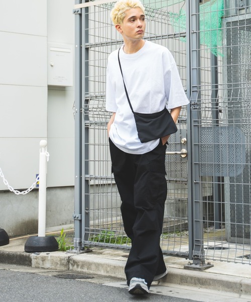 WEGO(ウィゴー)の「WEGO/TECH SACOSHE(ショルダーバッグ・メンズ・ブラック・FREE)」の6枚目の写真