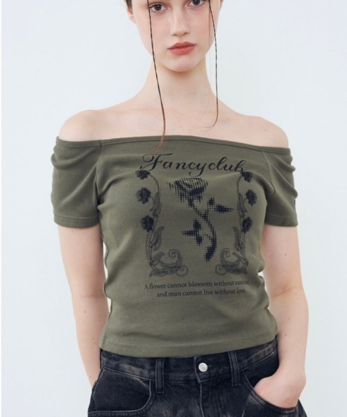 トップス nasty fancy club FANCY CLUB（ファンシークラブ）の「韓国ブランド NASTY FANCY