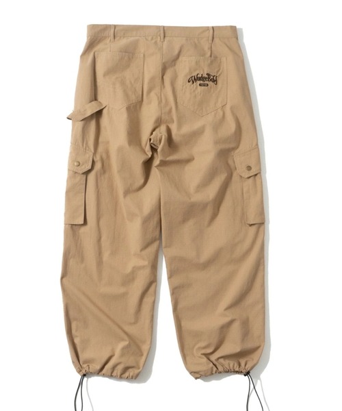WudgeBoy(ワッジボーイ)の「WudgeBoy cargo pants(カーゴパンツ・レディース・ブラック/ベージュ/ベージュ系・LARGE/MEDIUM)」の3枚目の写真