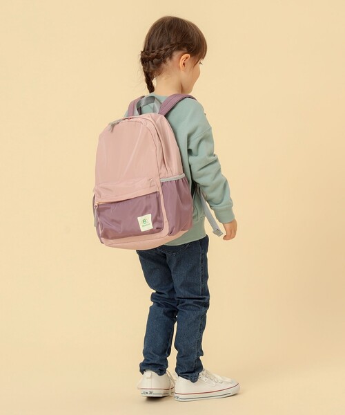 BEAMS mini（ビームスミニ）の「BEAMS mini / デイパック 23（バックパック/リュック・キッズ・レッド系その他/グリーン系その他4/ブラウン系その他・ONE SIZE）」の6枚目の写真