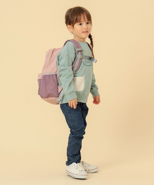 BEAMS mini（ビームスミニ）の「BEAMS mini / デイパック 23（バックパック/リュック・キッズ・レッド系その他/グリーン系その他4/ブラウン系その他・ONE SIZE）」の7枚目の写真