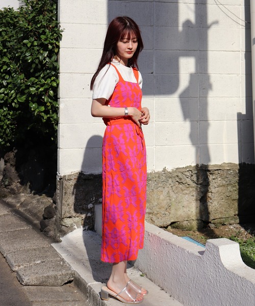 moyan ecri(モヤン エクリ)の「<moyan ecri>オリジナル編み ビスチェ&スカート セットアップlucky charm motif separate dress(ドレス・レディース・オレンジ/グリーン/ライトグリーン・FREE)」の18枚目の写真